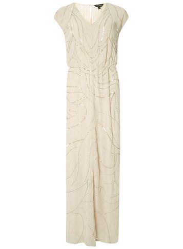 Dorothy Perkins Blush Embellished Maxi Dress