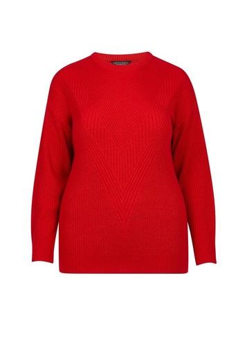 Dorothy Perkins Red Lead Stitch Jumper