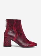 *lola Skye Red 'london' Ankle Boots
