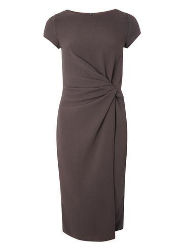 Dorothy Perkins *luxe Charcoal Ruched Dress