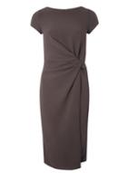 Dorothy Perkins *luxe Charcoal Ruched Dress