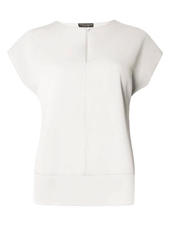 Dorothy Perkins Ivory Keyhole Button T-shirt