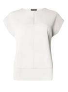 Dorothy Perkins Ivory Keyhole Button T-shirt