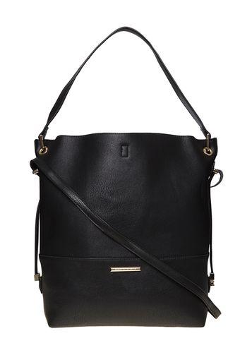 Dorothy Perkins Black Minimal Hobo Bag