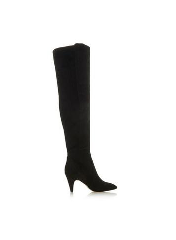 Dorothy Perkins *head Over Heels By Dune Black Sublime Heeled Boots