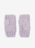 Dorothy Perkins Lilac Fingerless Gloves