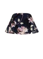 *chi Chi London Navy Bandeau Crop Top
