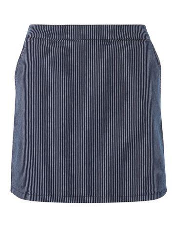 Dorothy Perkins Pinstripe Denim Mini Skirt