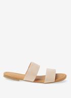 Dorothy Perkins Nude 'faris' Double Strap Mules