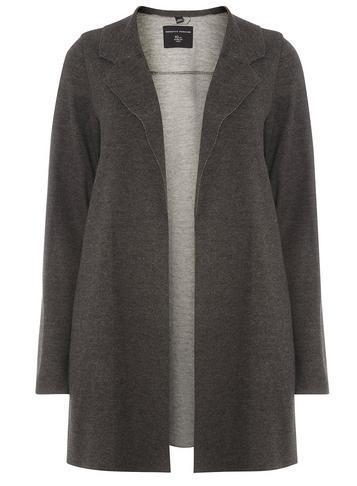 Dorothy Perkins Charcoal Longline Coat