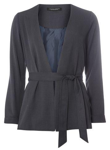 Dorothy Perkins Navy Pinstripe Jacket