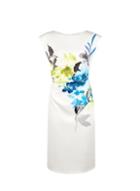 Lily & Franc *lilly & Franc Ivory Floral Print Bodycon Dress