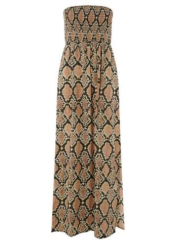 Dorothy Perkins *dp Beach Multi Coloured Snake Print Beach Maxi Dress