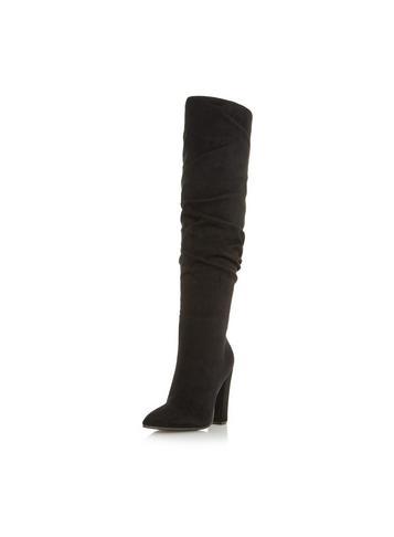 Dorothy Perkins *head Over Heels By Dune Black 'sesily' Heeled Boots