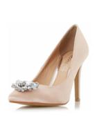 Dorothy Perkins *head Over Heels By Dune Nude 'annette' High Heel Shoes