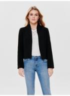 *only Black Ribbed Textured Blazer