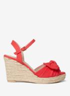 Dorothy Perkins Red 'rolo' Bow Wedges