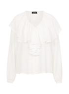 Dorothy Perkins *girls On Film White Frill Blouse