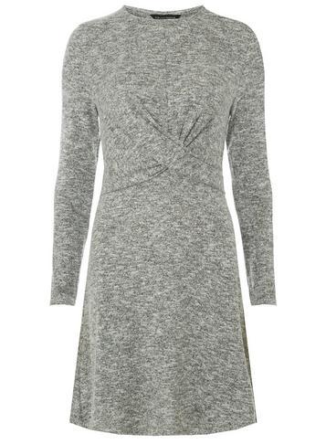 Dorothy Perkins Grey Twist Front Dress