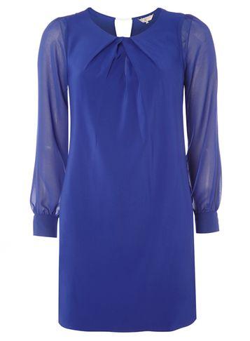 Dorothy Perkins *billie & Blossom Petite Colbalt Gem Trim Dress