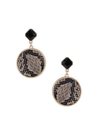 Dorothy Perkins Snake Print Earrings
