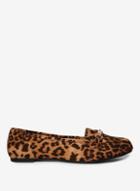 Dorothy Perkins Wide Fit Leopard Print Lair Loafers