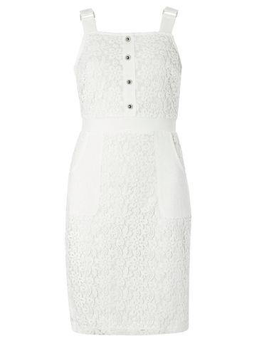 Dorothy Perkins Lace Pinny Pencil Dress