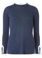 Dorothy Perkins Navy Frill Cuff