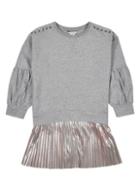 Dorothy Perkins *girls Grey Pleated Dress.