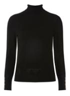 Dorothy Perkins Petite Black Roll Neck Jumper