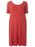 Dorothy Perkins *juna Rose Curve Red Stripe Short Dress