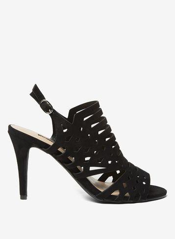 Dorothy Perkins Black 'buttercup' Heeled Sandals