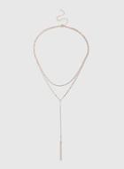 Dorothy Perkins Fine Chain And Bar Necklace