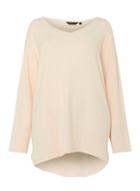 Dorothy Perkins *dp Curve Pink Crochet Brushed Top