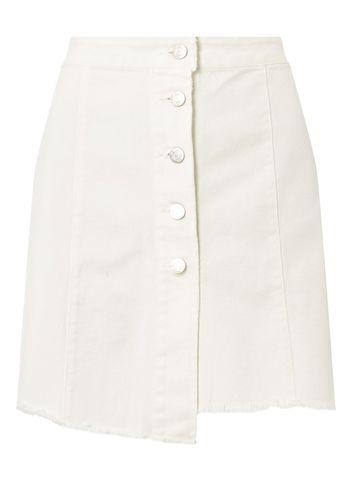 Dorothy Perkins *noisy May White Denim Skirt