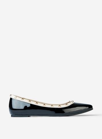 Dorothy Perkins Wide Fit Black Holly Stud Pumps