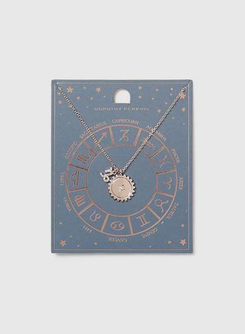 Dorothy Perkins Rose Gold Capricorn Horoscope Necklace
