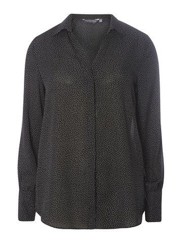 Dorothy Perkins *tall Polka Dot Tie Sleeve Shirt
