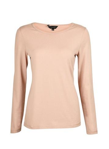 Dorothy Perkins Blush Long Sleeve Crew Neck Top