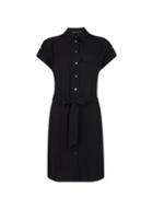 Dorothy Perkins Black Short Sleeve Shirt Dress