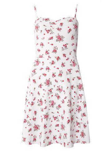 Dorothy Perkins Ivory Disty Print Cami Dress