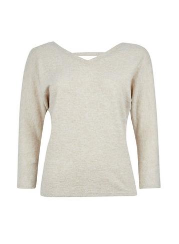 Dorothy Perkins Petite Camel V-front Top