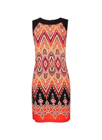 *billie & Blossom Red Paisley Print Shift Dress