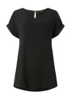 Dorothy Perkins *tall Black Bar Trim T-shirt