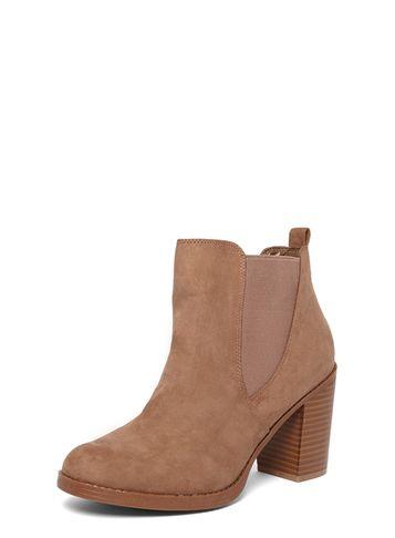 Dorothy Perkins Taupe Lateo Chelsea Block Heel