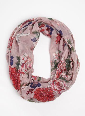 Dorothy Perkins Multi Coloured Oriental Bird Snood