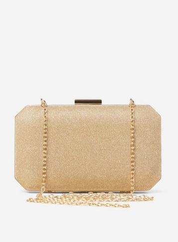 Dorothy Perkins Gold Box Clutch