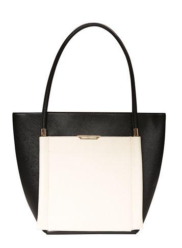 Dorothy Perkins Black Roll Handle Tote Bag