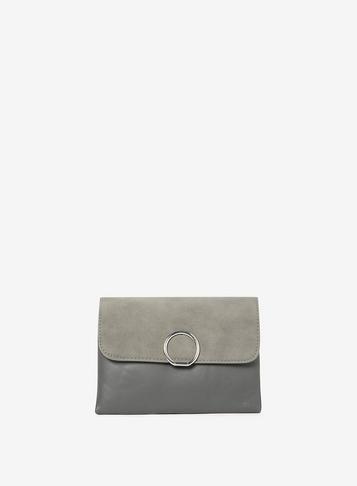 Dorothy Perkins *pieces Grey 'faedra' Cross Body Bag