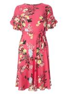 Dorothy Perkins Pink Floral Tea Dress